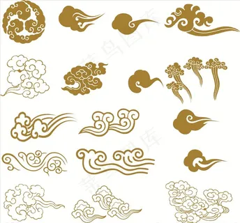 矢量祥云底纹图片 矢量祥云底纹图片