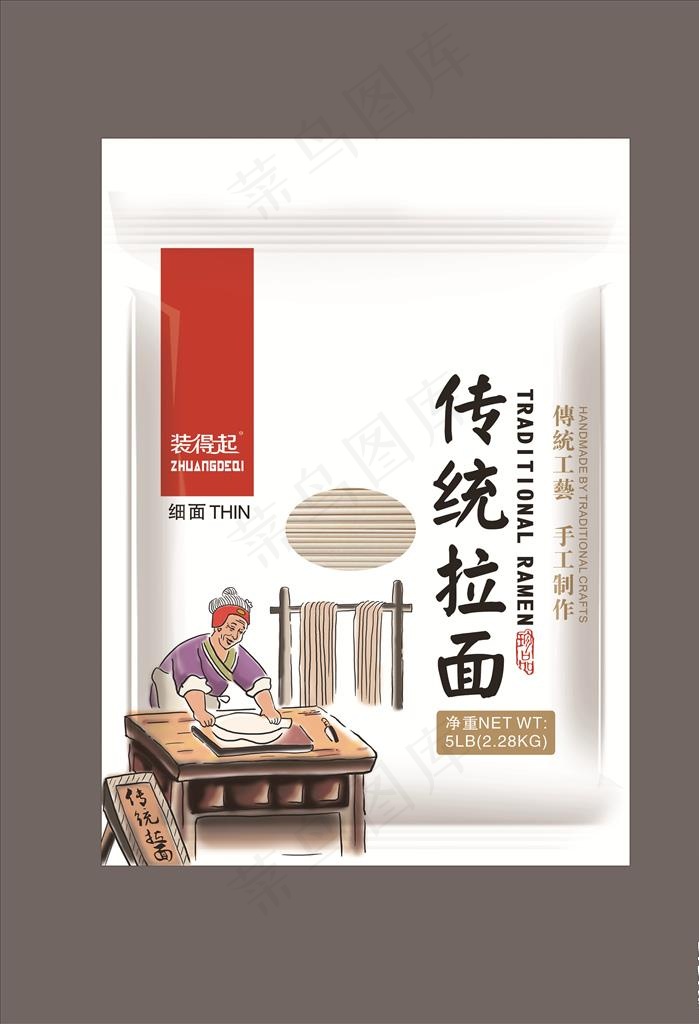 挂面包装设计 面条包装设计图片cdr矢量模版下载