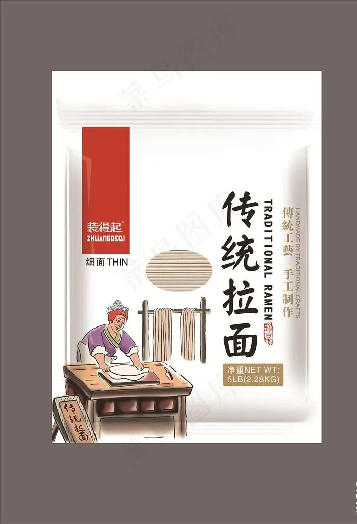 挂面包装设计 面条包装设计图片cdr矢量模版下载