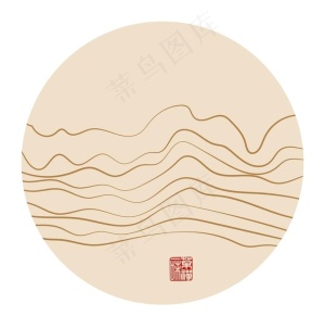 山线条图片