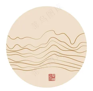 山线条图片