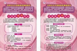 两癌防治图片