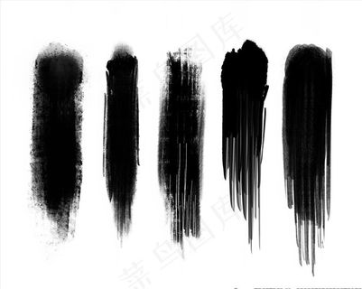 毛笔笔触 笔刷效果图片