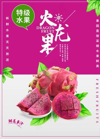 火龙果 火龙果海报图片