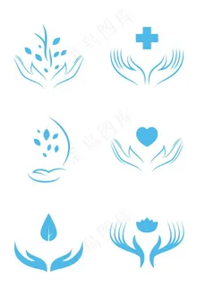 双手爱心标志图片