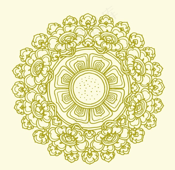 中国风花纹图案图片