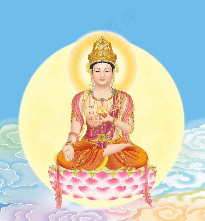 虚空藏菩萨图片