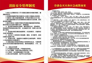 消防安全制度牌图片