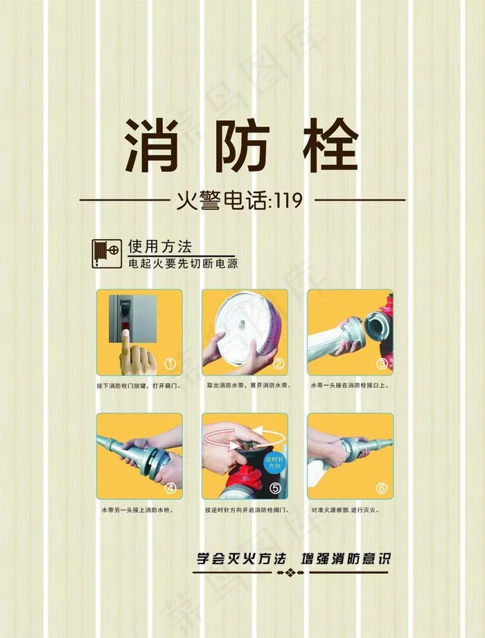消防标志图片cdr矢量模版下载