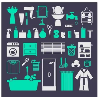 卫浴用品图标图片 卫浴用品图标图片