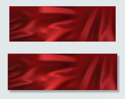 红色丝绸质感纹理海报背景图片
