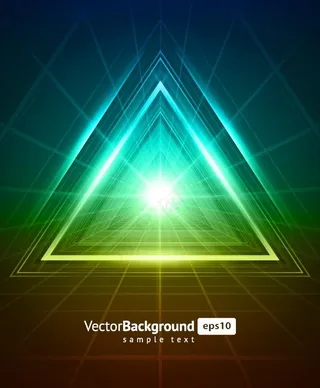 三角形科技素材图片