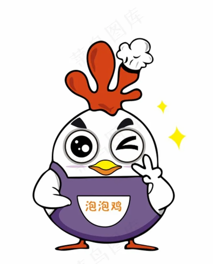泡泡鸡图片cdr矢量模版下载