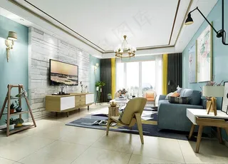 北欧客厅图片