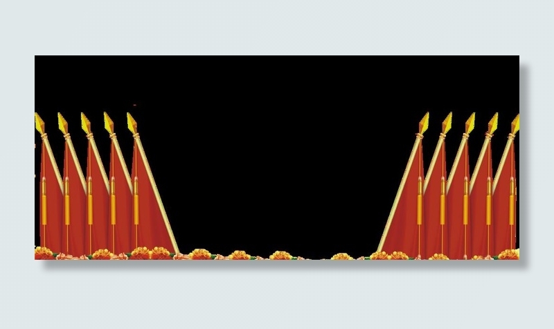 旗帜会议室背景图片