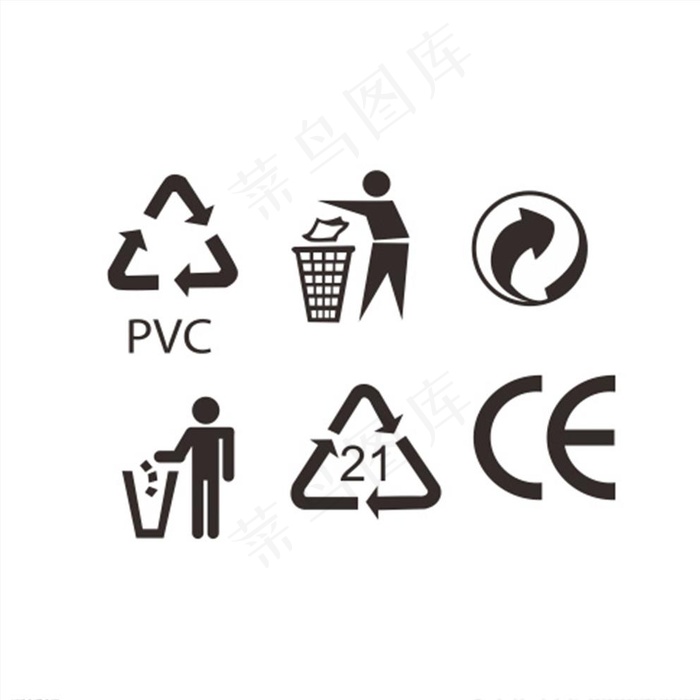 环保标志图片cdr矢量模版下载