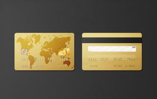 银行卡展示样机效果图图片