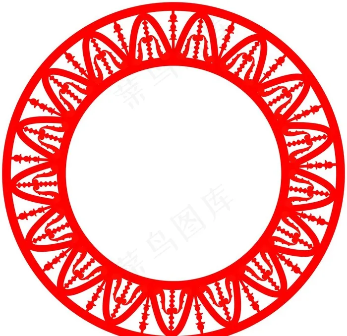 圆形镂空图片psd模版下载