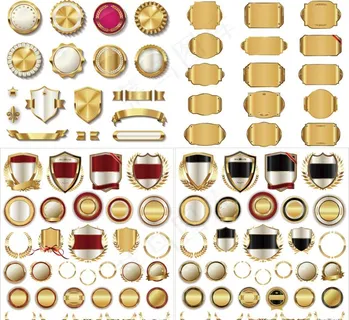 精致徽章矢量素材图片 精致徽章矢量素材图片