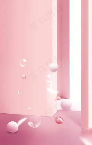 粉色几何背景图片