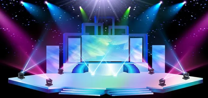 舞台灯光背景素材图片