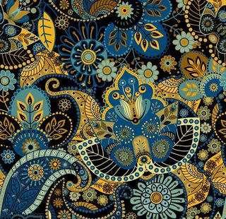 复古民族花纹图片