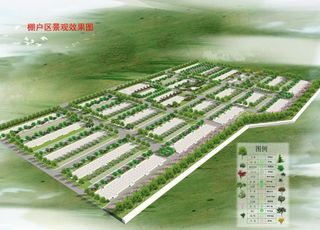 棚户区鸟瞰效果图图片