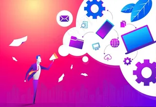 商务人士插画图片