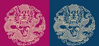 圆形底纹 中国风 矢量纹饰图片