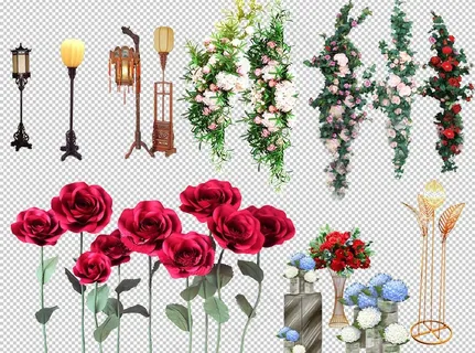 婚礼花装饰图片