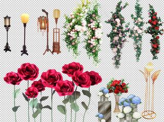 婚礼花装饰图片