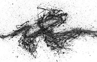 水墨 喷溅图片