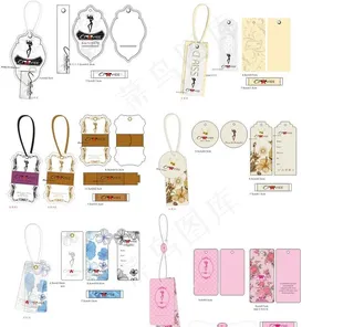 高档女装吊牌设计图片