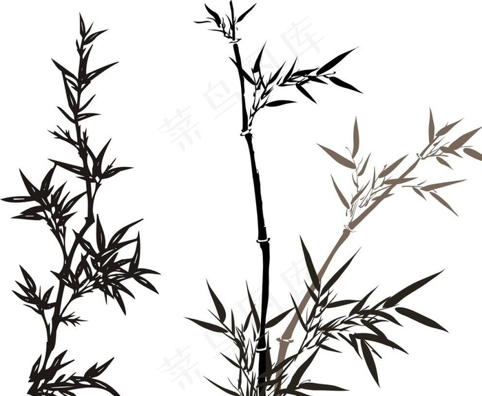 竹子图片cdr矢量模版下载