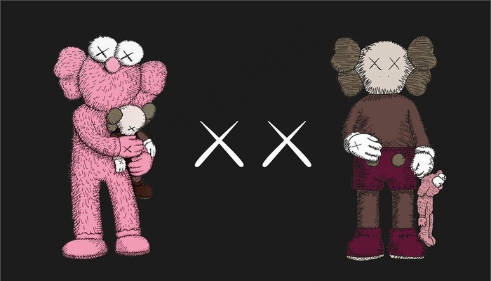 kaws 芝麻街 动画人物图片