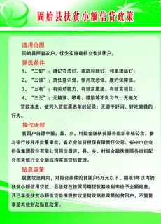 小额信贷政策图片