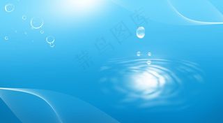 蓝色水纹背景图片
