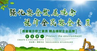 安全发展展板图片