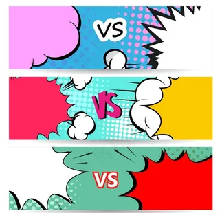 创意卡通对话框爆炸PK图片