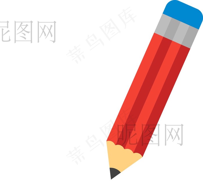 铅笔UI标识标志图片ai矢量模版下载