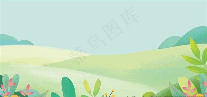 小清新花卉边框图片