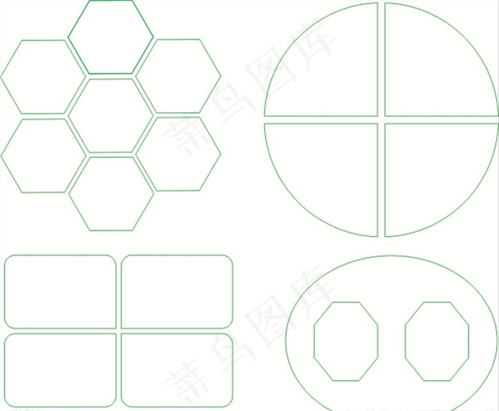 照片排版边框图片cdr矢量模版下载