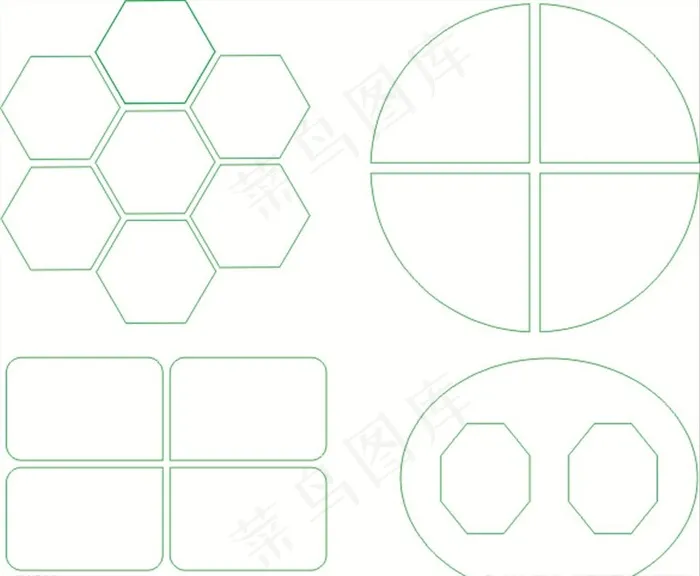 照片排版边框图片cdr矢量模版下载