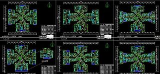 住宅楼标准层平面图片