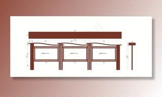 宣传栏  告示栏图片