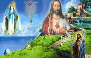 耶稣基督画图片