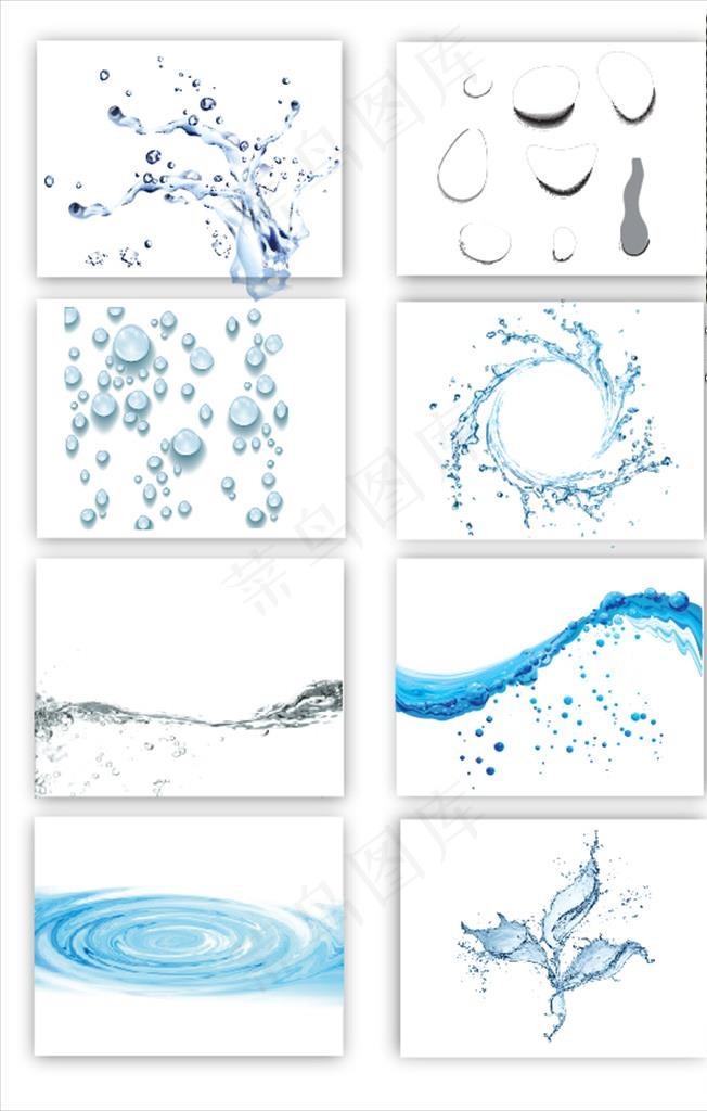 水图片cdr矢量模版下载