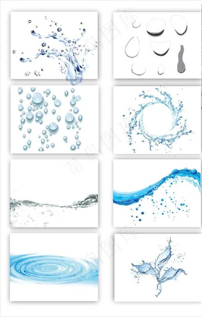 水图片cdr矢量模版下载