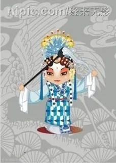 国粹京剧卡通人46款图片