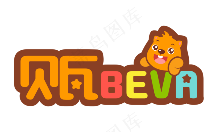 贝瓦网logo图片ai矢量模版下载